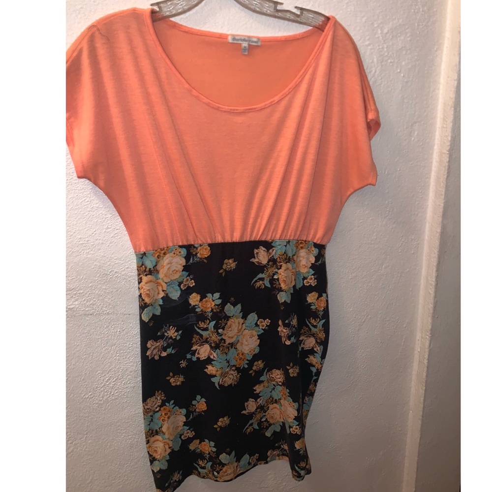 Charlotte Russe floral pencil skirt dress